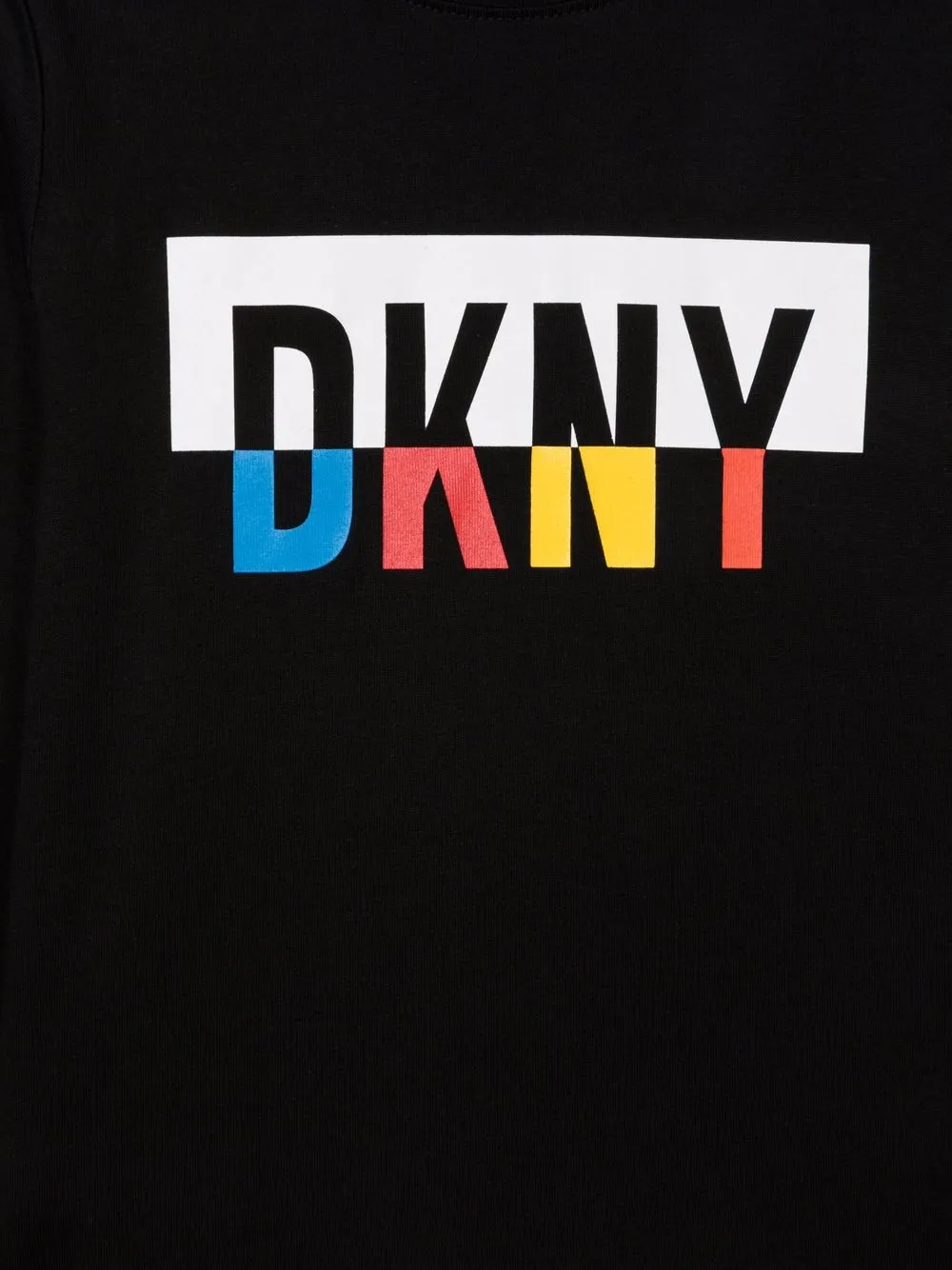 фото Dkny kids футболка из органического хлопка с логотипом