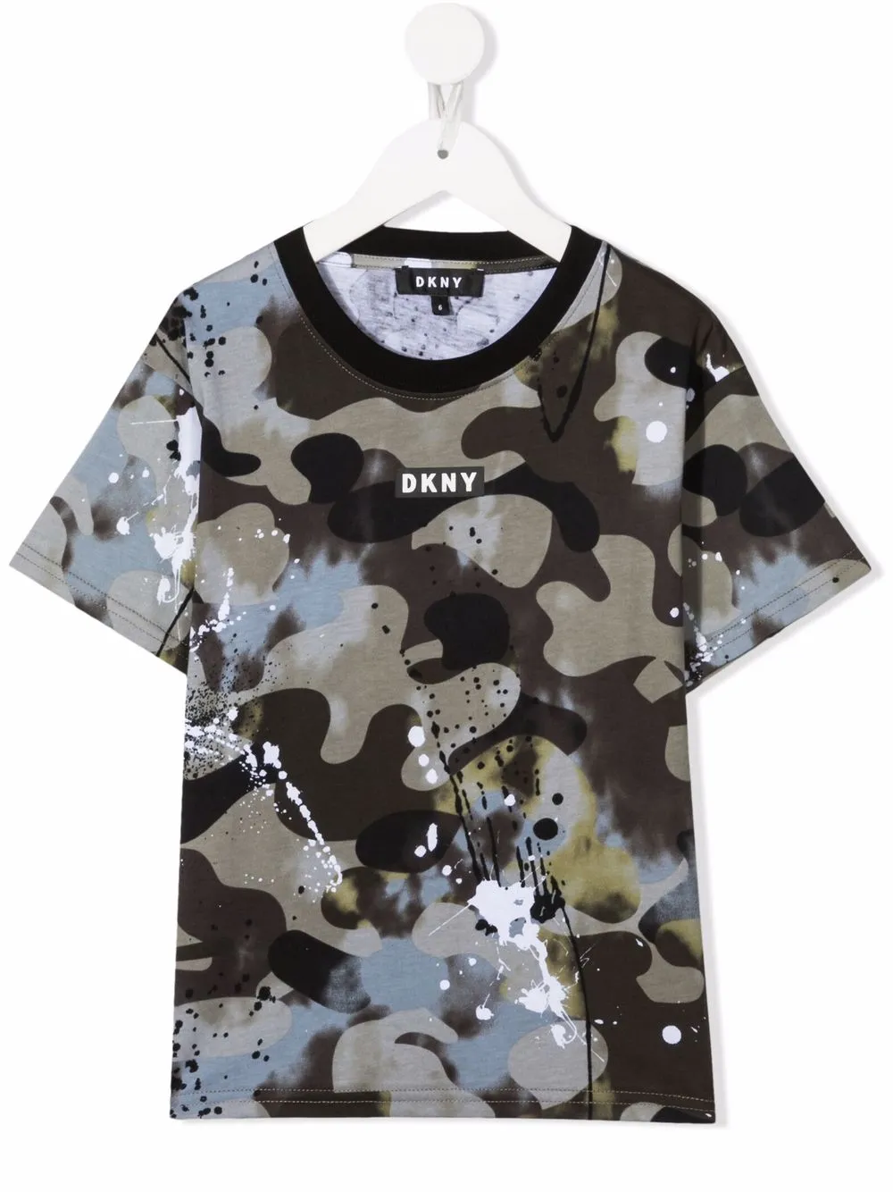 фото Dkny kids футболка с камуфляжным принтом