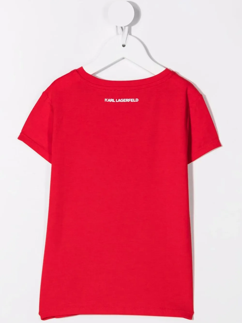 Karl Lagerfeld Kids T-shirt met logoprint - Rood