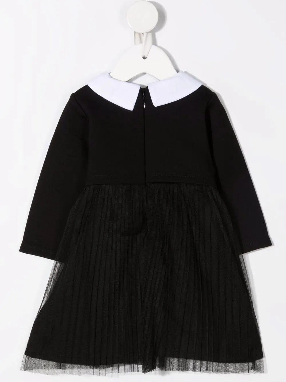 плиссированное платье с логотипом KARL LAGERFELD KIDS 17177784543263636346