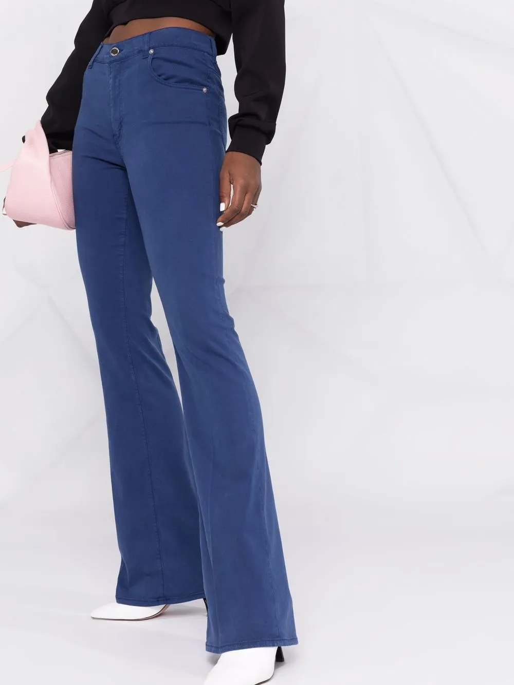 фото Love moschino расклешенные брюки с завышенной талией