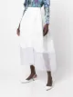 Rosie Assoulin sheer-panel full midi skirt