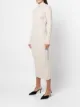 ANINE BING Shawn ribbed knit maxi dress