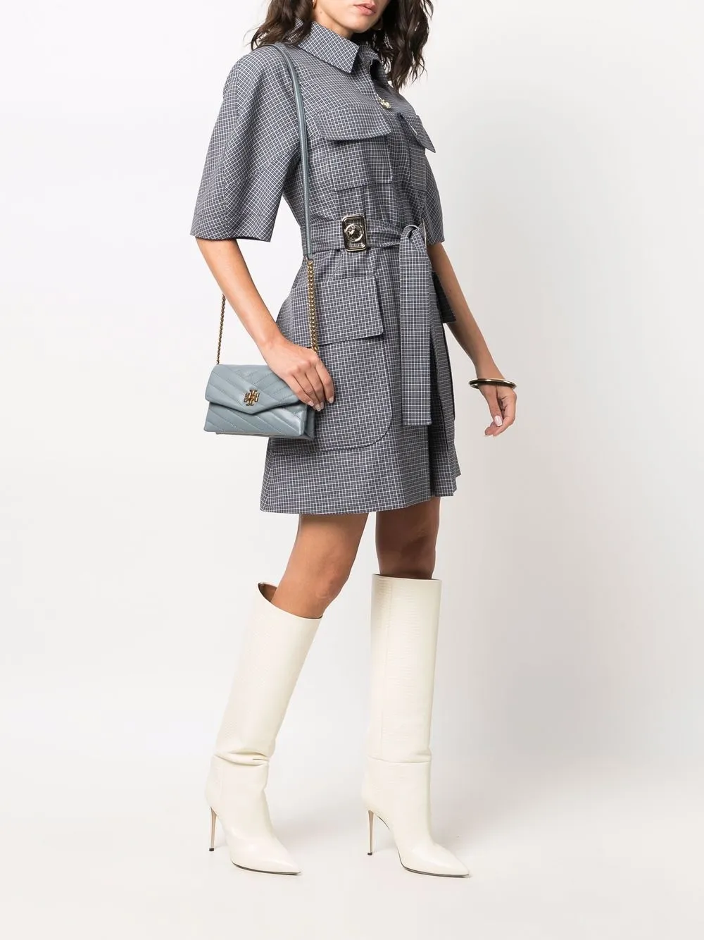 фото Tory burch стеганая сумка на плечо
