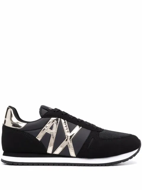 Armani Exchange side logo-print sneakers