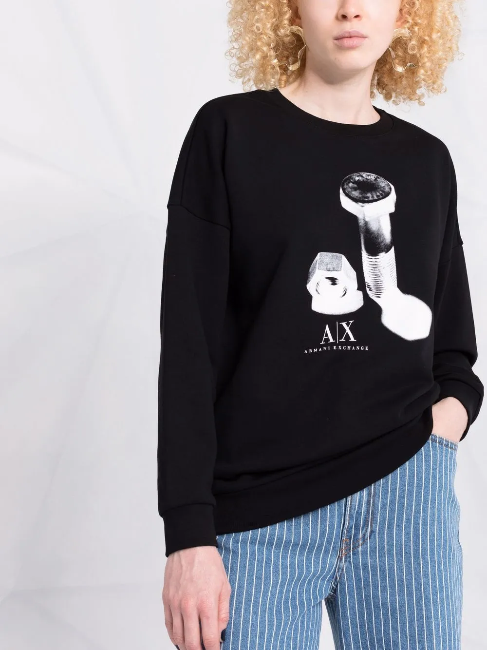 фото Armani exchange толстовка с логотипом