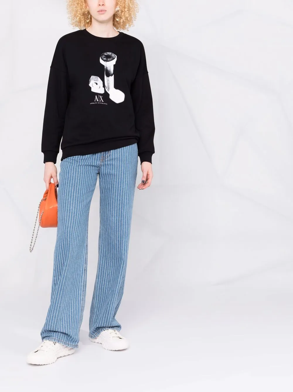 фото Armani exchange толстовка с логотипом