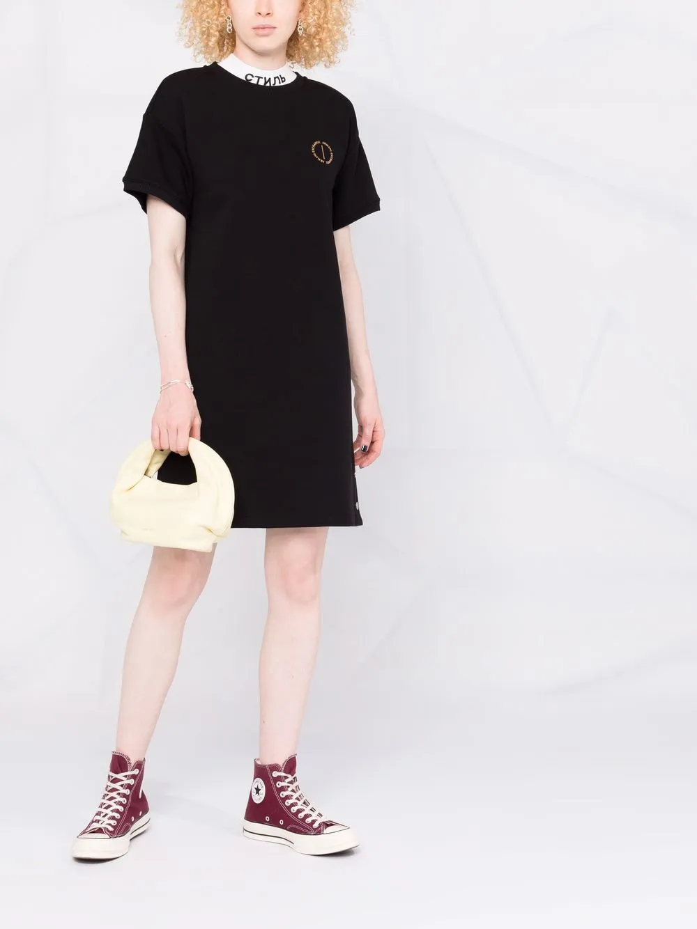 фото Armani exchange платье-футболка с логотипом