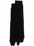 Maison Margiela Tabi knee-high socks - Black