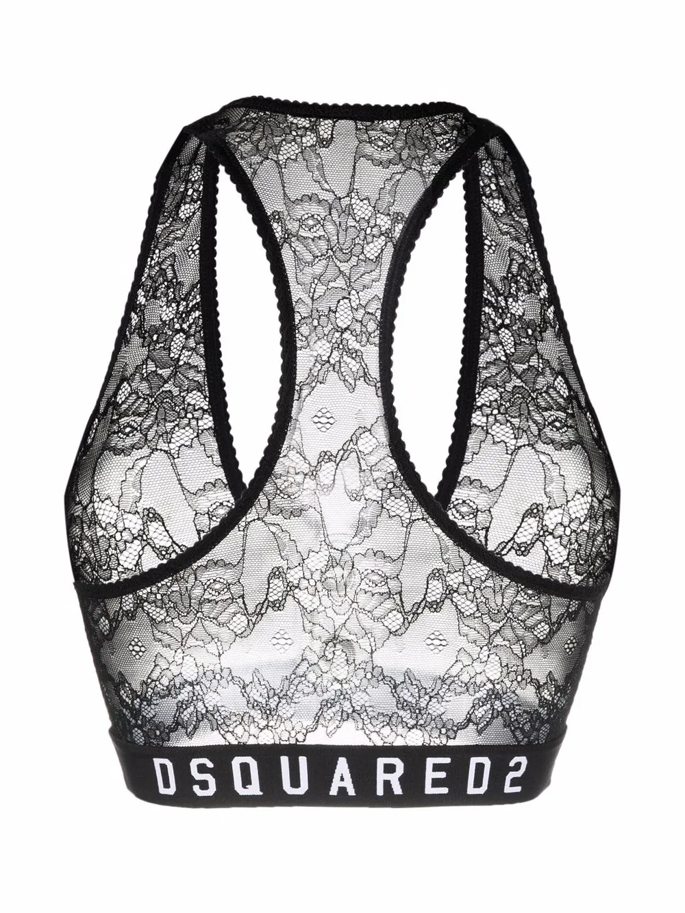 фото Dsquared2 кружевной спортивный бюстгальтер