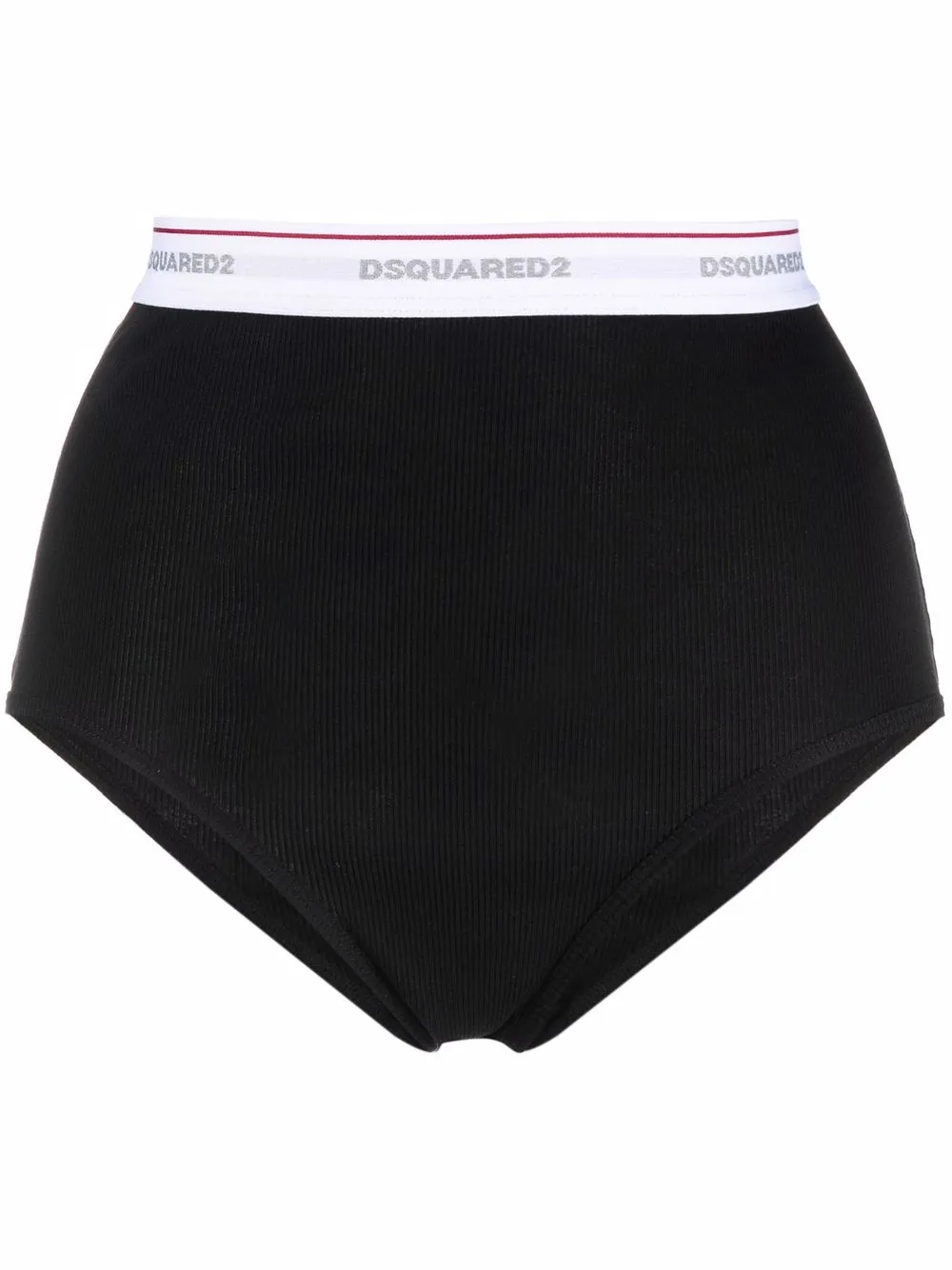 dsquared2 culotte à bande logo - noir