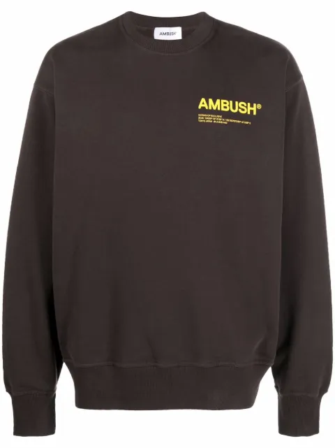 AMBUSH sudadera con logo estampado