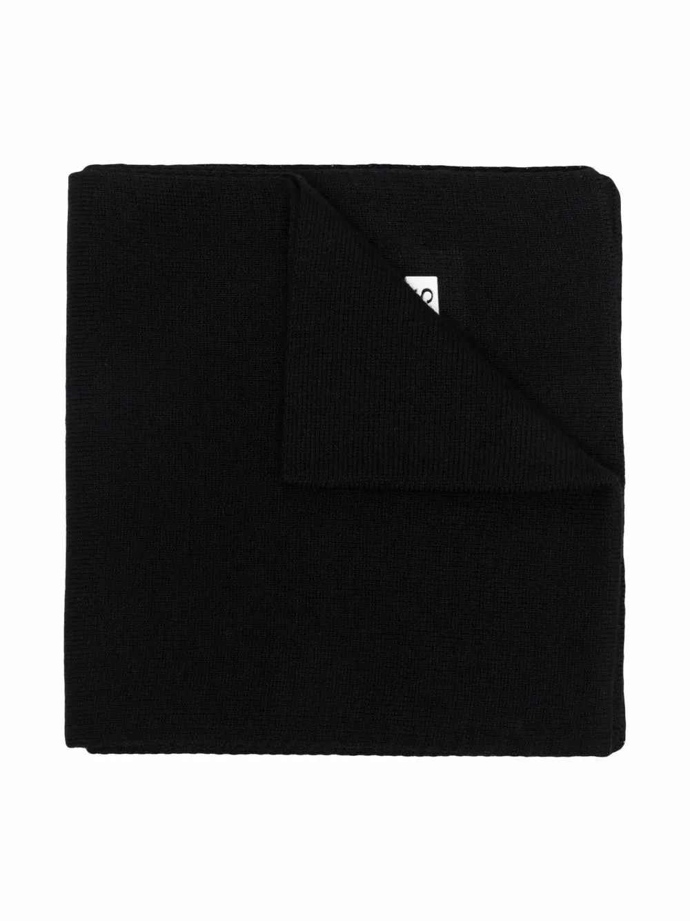 

BOSS Kidswear mascada con parche del logo - Negro