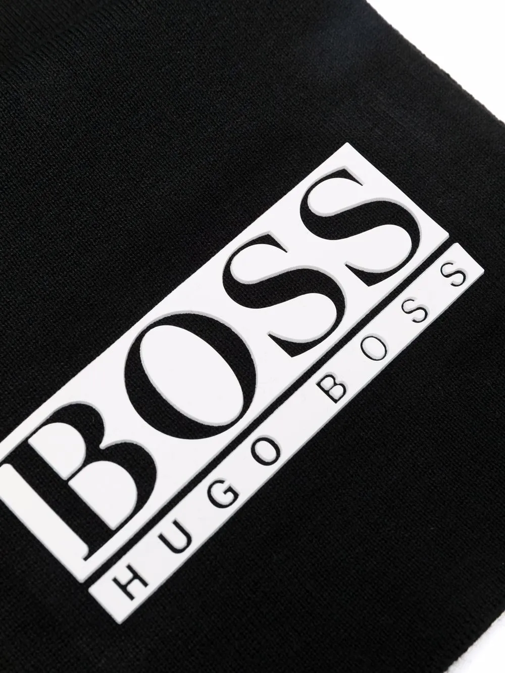 фото Boss kidswear шарф с нашивкой-логотипом