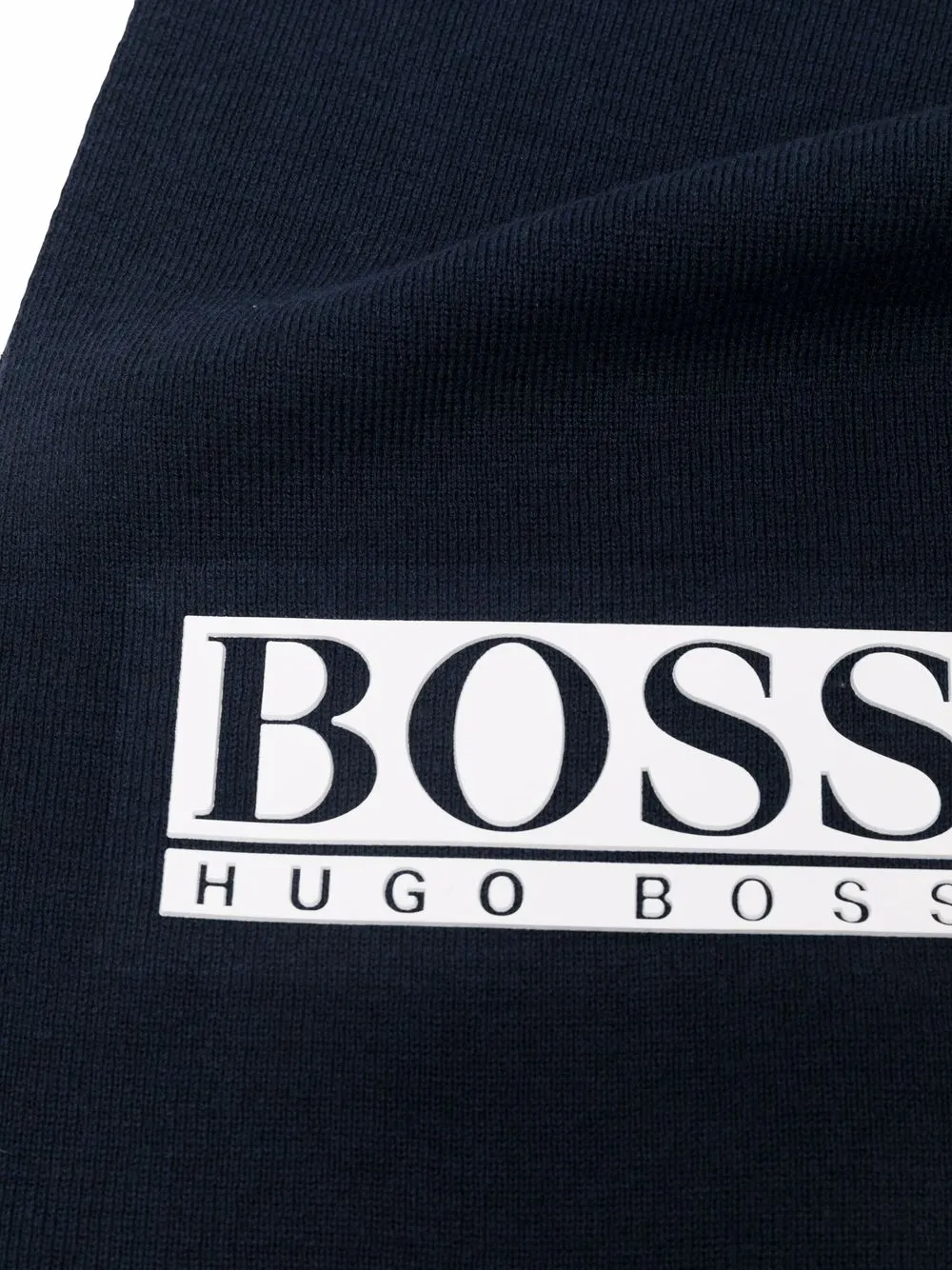 фото Boss kidswear шарф с нашивкой-логотипом
