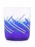 Carlo Moretti Bora striped glass - Blue
