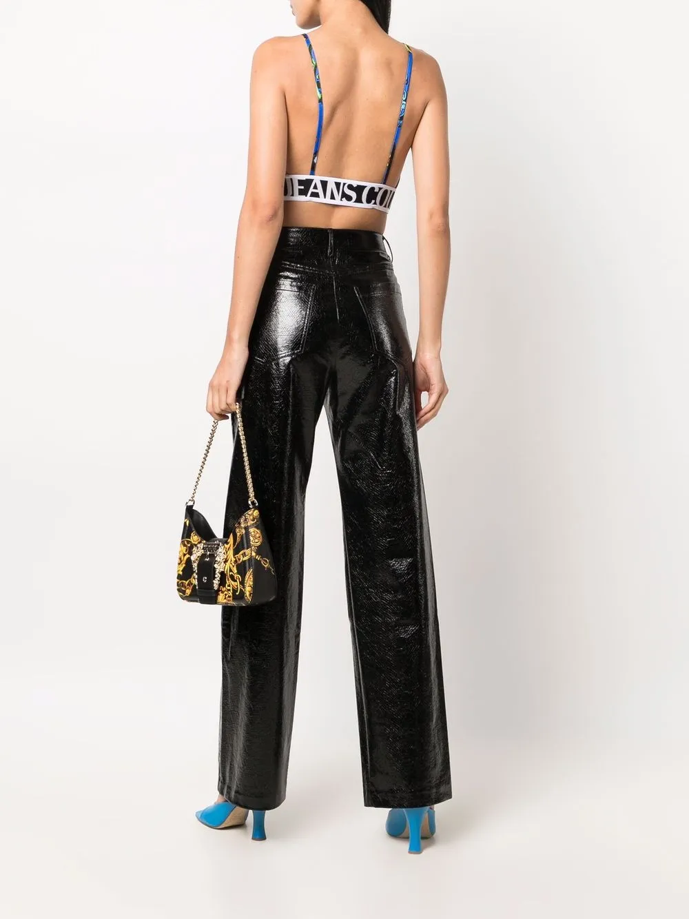 фото Versace jeans couture сумка на плечо с принтом baroque