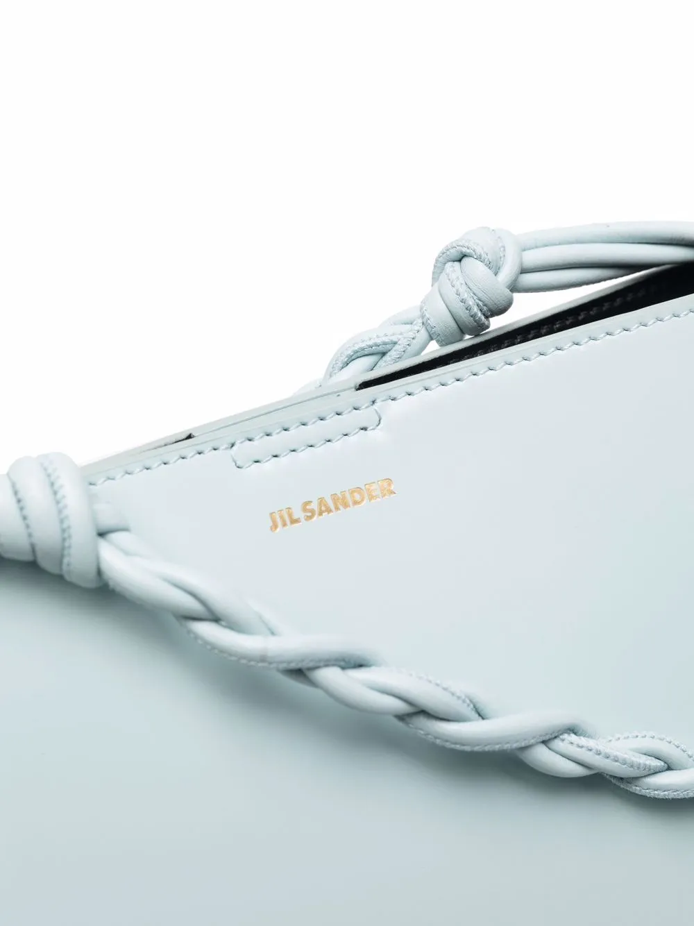 фото Jil sander сумка на плечо tangle с плетеным ремнем