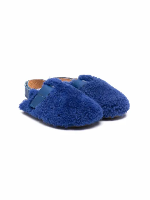 Pèpè slingback shearling slippers 