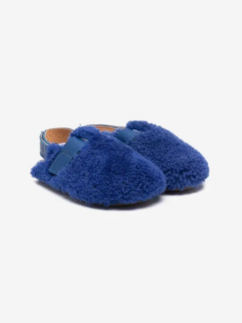 Pèpè Slingback-Slipper mit Shearling