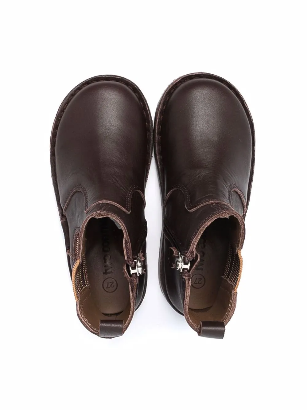  Two Con Me By Pépé Leather Chelsea Boots - Brown 