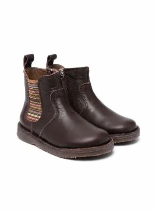 Two Con Me By Pepe Leather Chelsea Boots Brown FARFETCH AZ