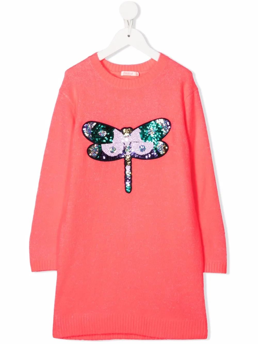 

Billieblush sequin-detail knitted dress - Pink