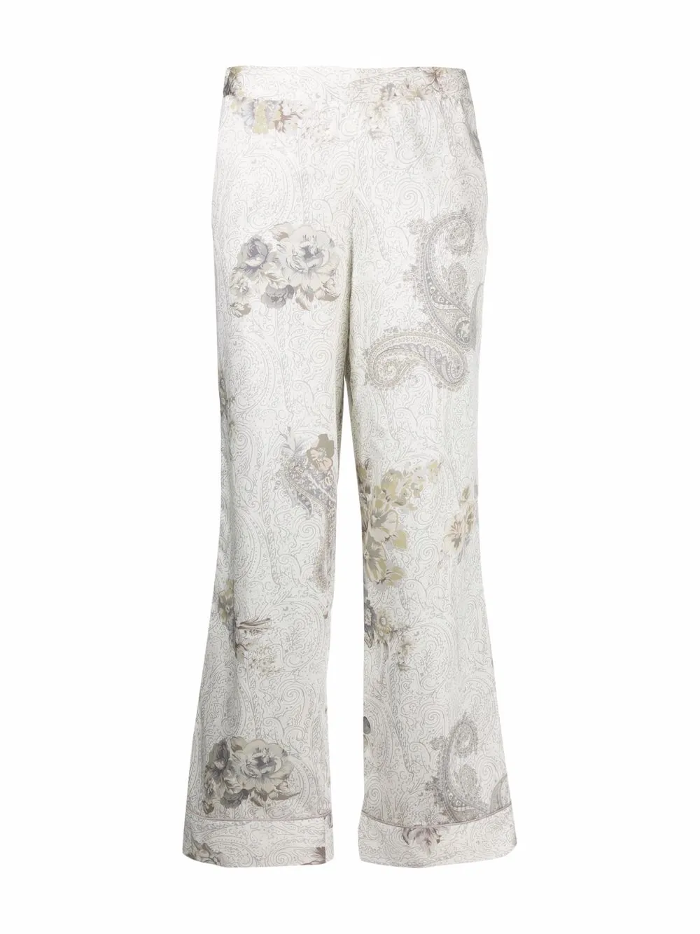 фото Etro home floral-print pajama set