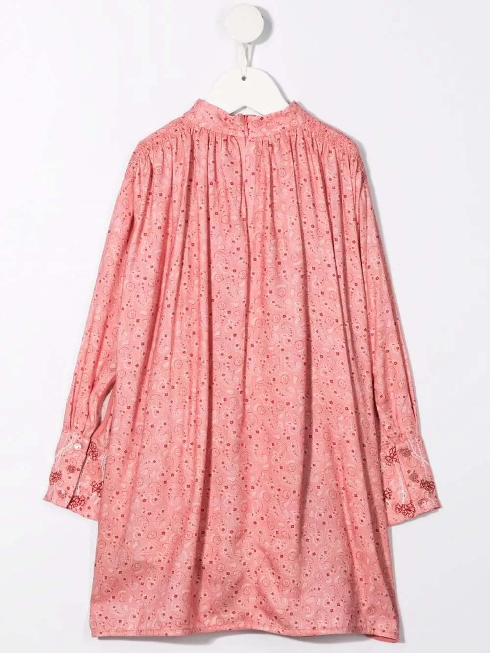 Chloé Kids Shiftjurk met paisley-print - Roze