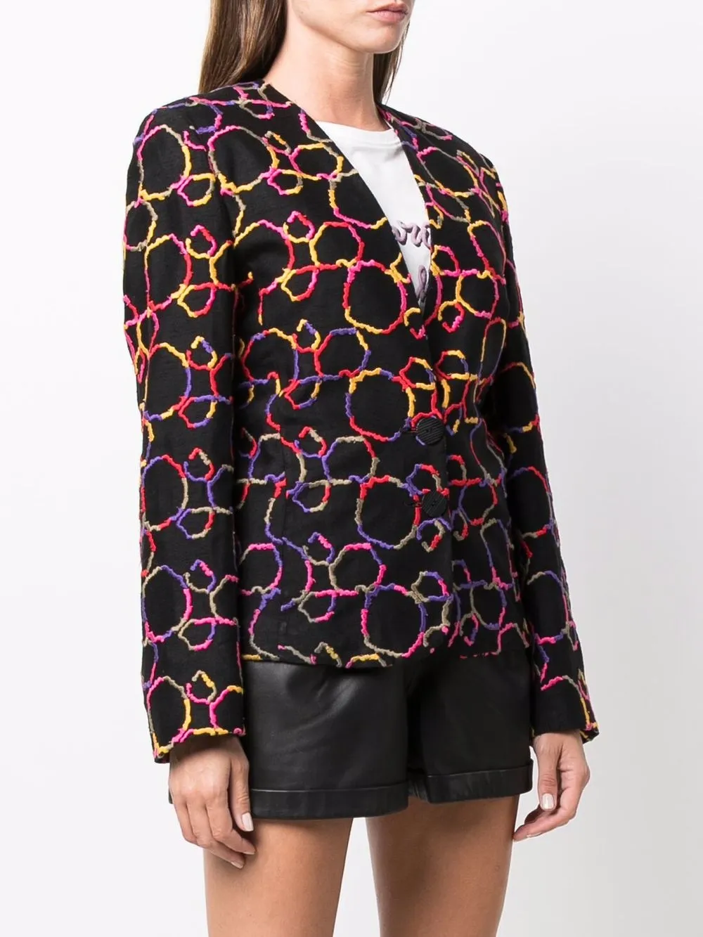 фото Missoni pre-owned куртка 1990-х годов с абстрактным узором