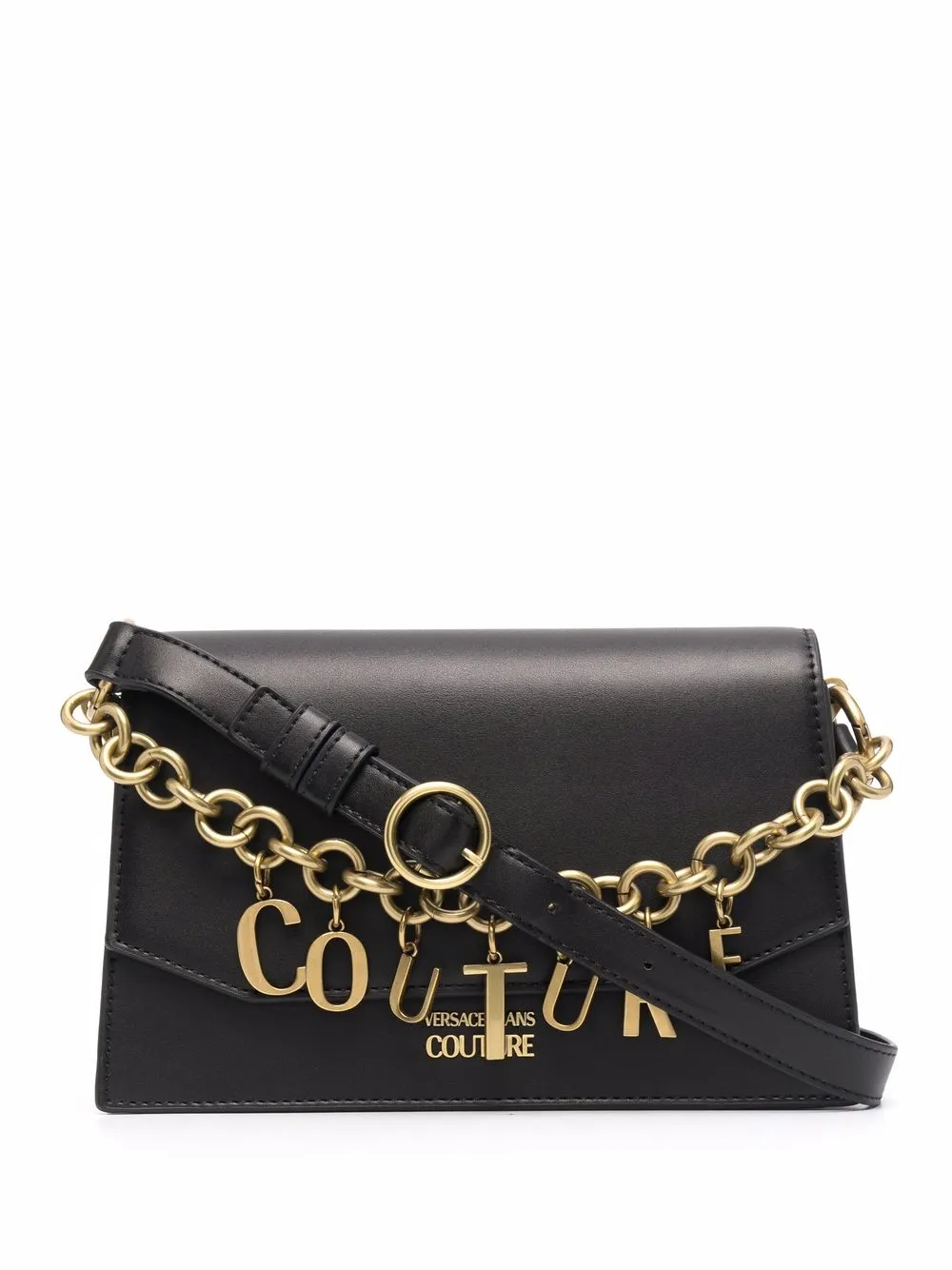 фото Versace jeans couture сумка на плечо из искусственной кожи с логотипом
