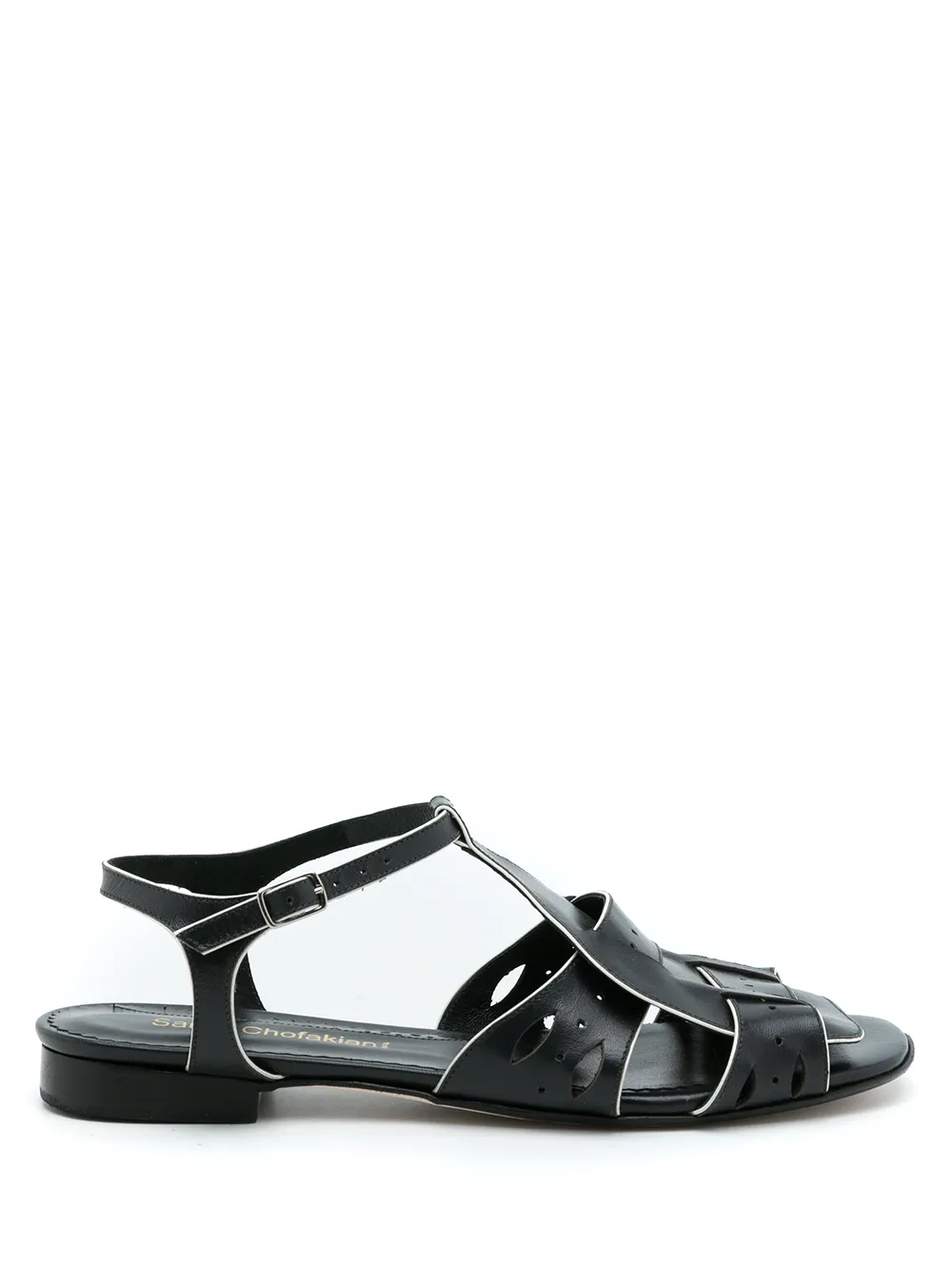 

Sarah Chofakian Miller open-toe sandals - Black