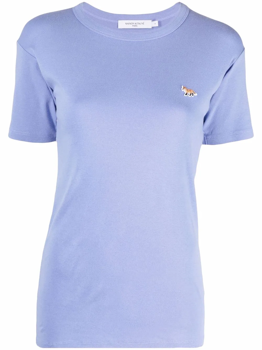 фото Maison kitsuné футболка с нашивкой-логотипом