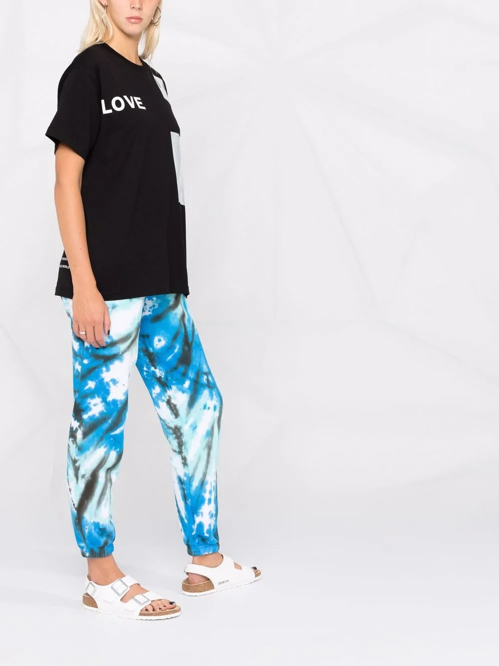 фото Maisie wilen спортивные брюки с принтом тай-дай