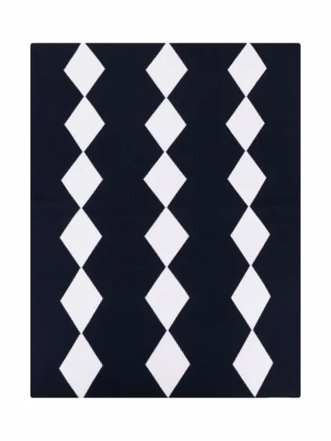 Little Bear diamond print wool blanket