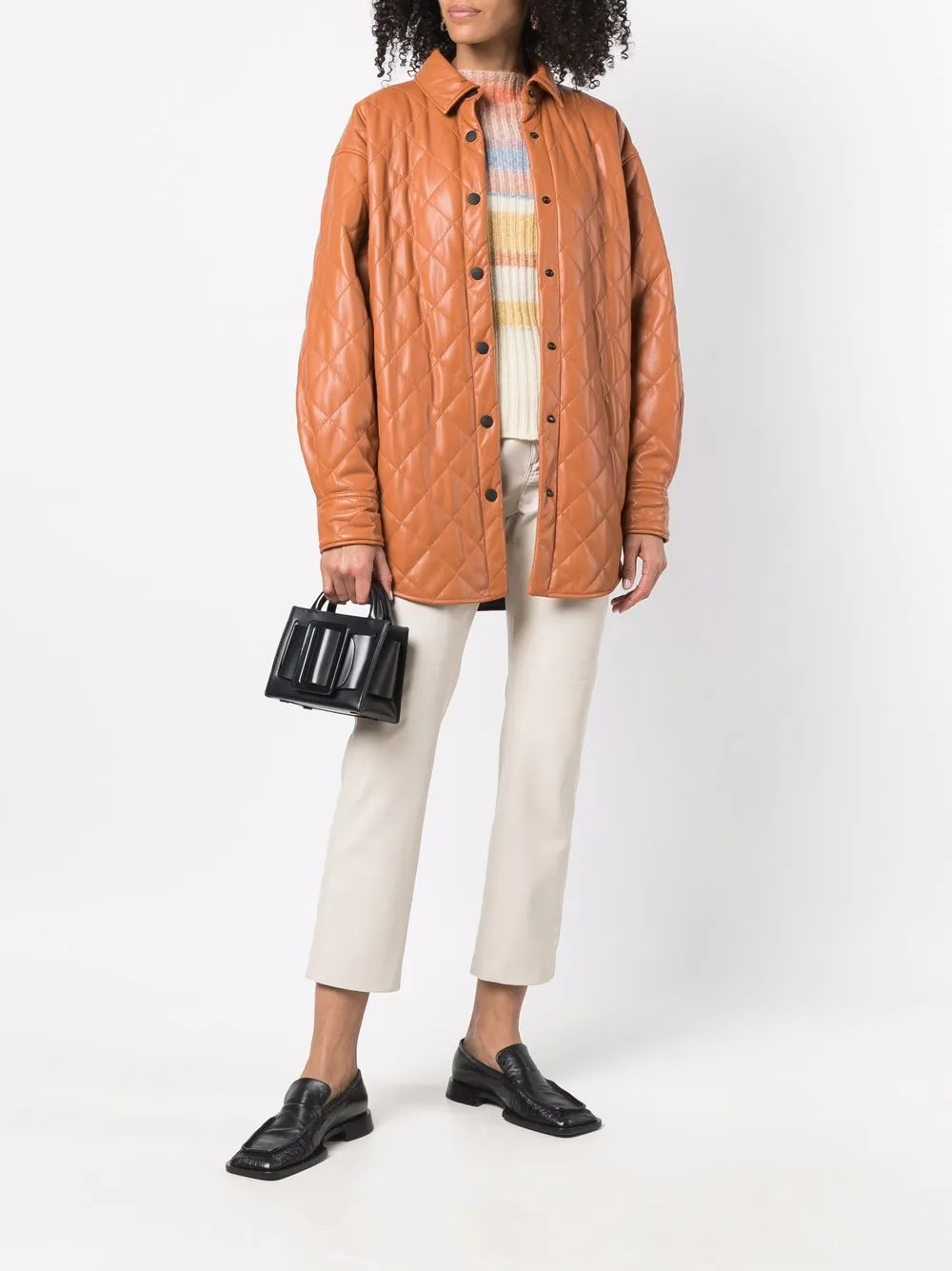 фото Msgm стеганая куртка-рубашка