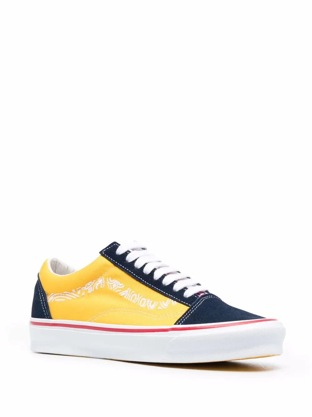Vans old skool outlet yellow and blue