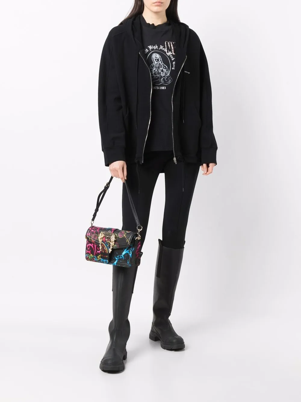 фото Versace jeans couture сумка на плечо с логотипом