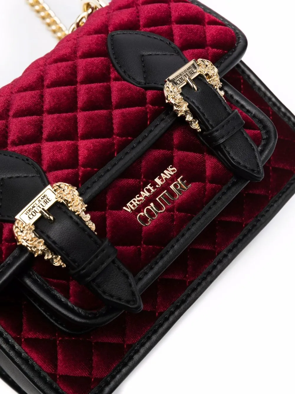 фото Versace jeans couture стеганая сумка через плечо