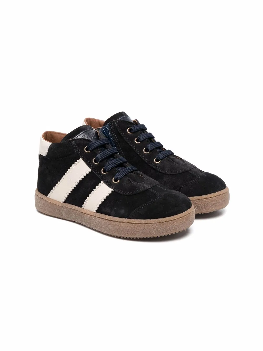 

Pèpè tenis bajos con motivo de rayas - Negro