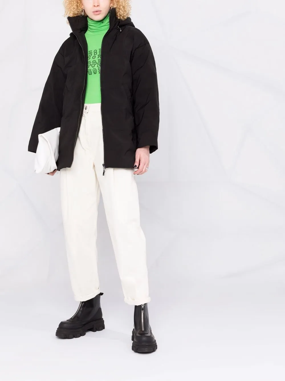 фото Emporio armani непромокаемая куртка на молнии