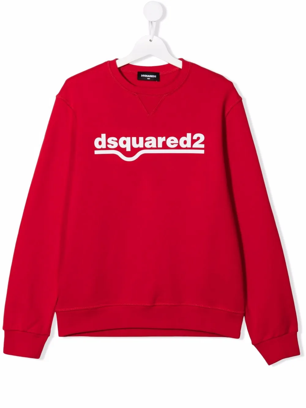 

Dsquared2 Kids sudadera con logo estampado - Rojo