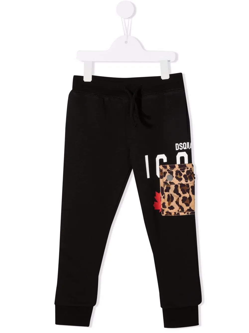 Dsquared2 Kids брюки с логотипом и контрастными карманами