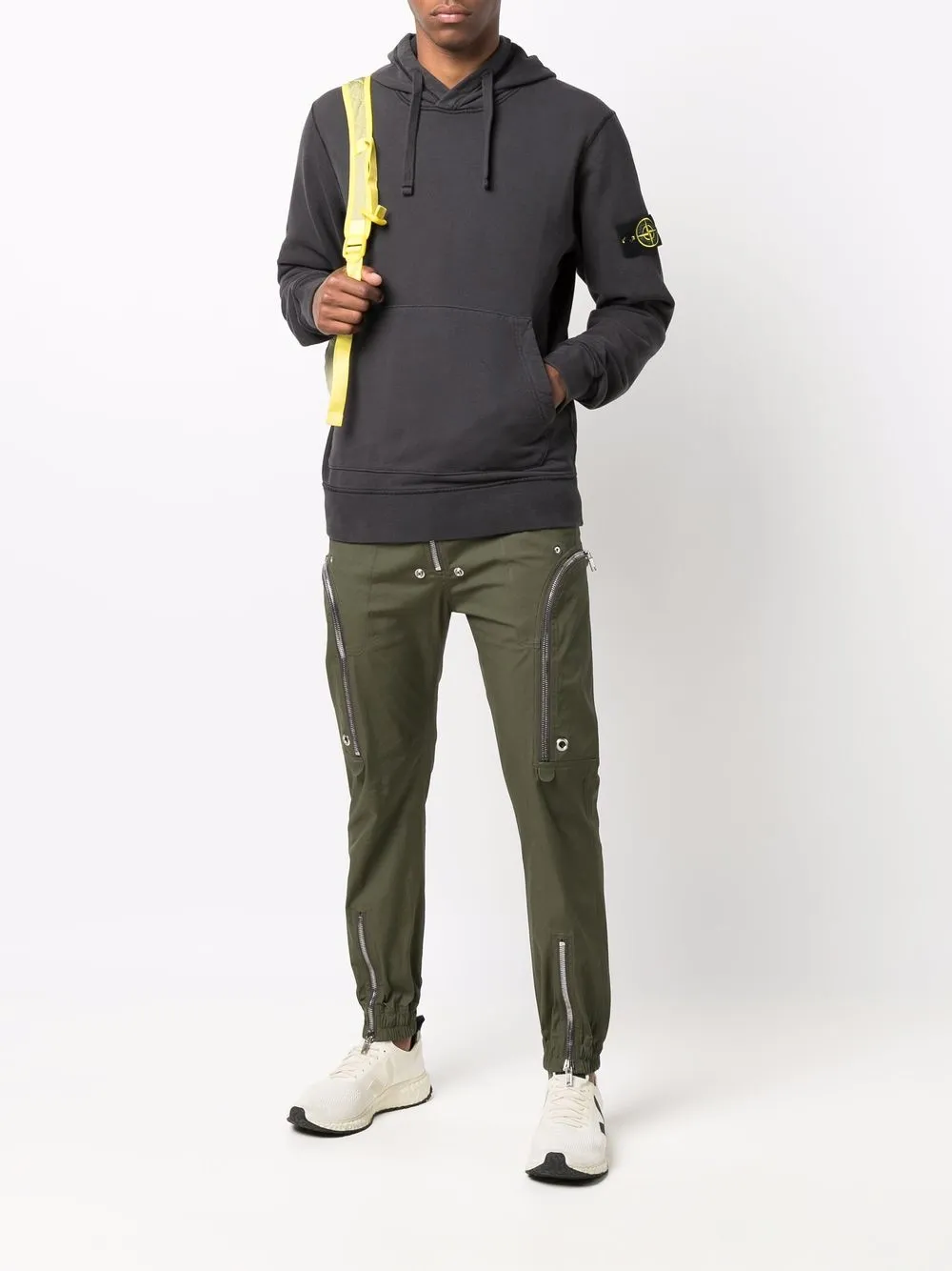 фото Stone island худи с нашивкой-логотипом