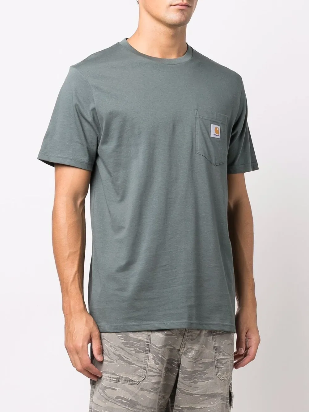 фото Carhartt wip футболка с нашивкой-логотипом