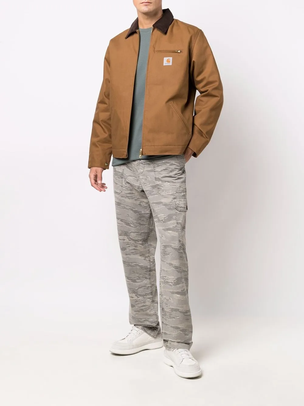 фото Carhartt wip футболка с нашивкой-логотипом