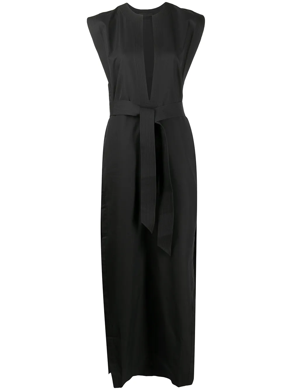 WARDROBE.NYC платье макси с V-образным вырезом и завязками