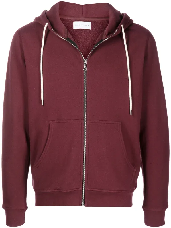 zip up drawstring hoodie