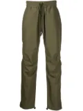 John Elliott Himalayan drawstring straight-leg trousers - Green