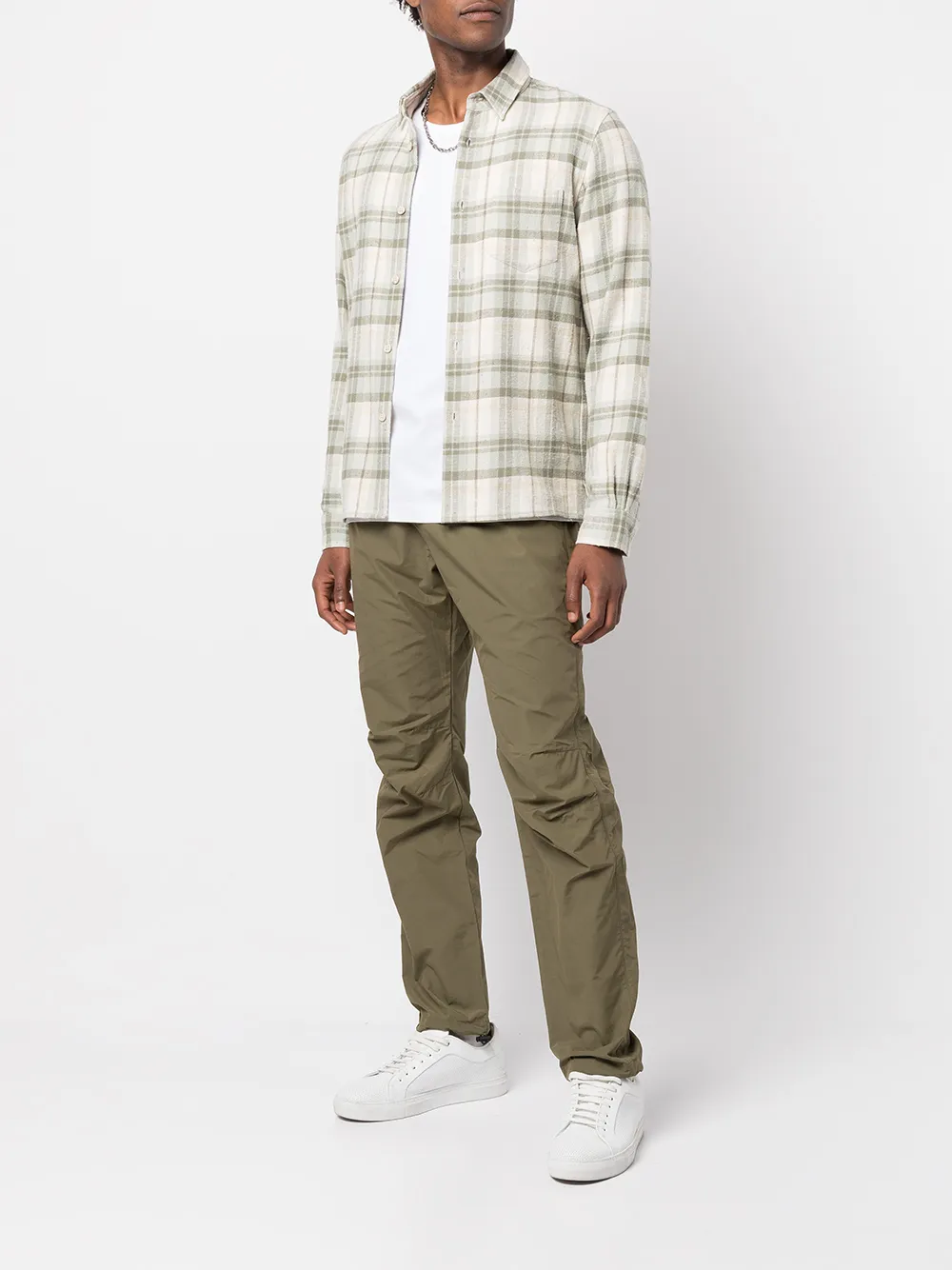 johnelliott John Elliott Straight broek - Groen